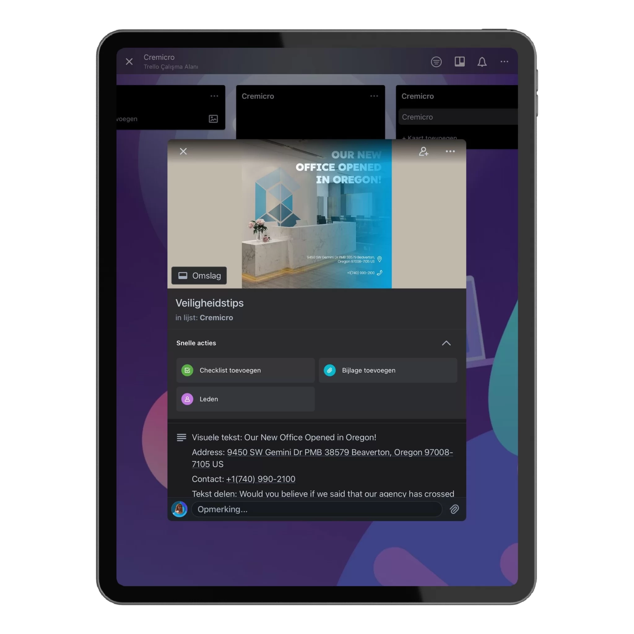 Cremicro-Trello-Oregon